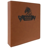 11"x11.5" Rawhide Leatherette 3 Ring Binder w/ 2" D-Rings