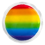 Circle Rainbow Gel Beads Hot/Cold Pack