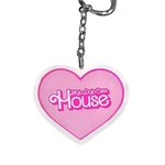 Heart Shaped Acrylic Keychain