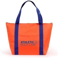 Poly canvas club tote bag with zipper closure and poly web... from ASI 66230...
