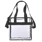 Transparent Tote Bag with Zipper