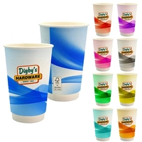 16 oz. Full Color Groovy Paper Cup... from ASI 30208 A P Specialties / AP...