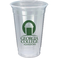 Disposable 20 oz. soft-sided clear plastic cup, perfect for events and......