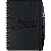 Hybrid 14 month Academic planner and journal in one. Leather-like cover......