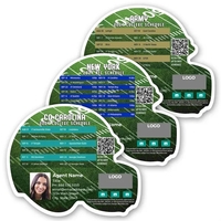 Get your favorite teams' schedule on a fun Helmet shaped magnet.... from ASI...