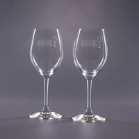 Set of two 12 oz. stemmed white wine glasses in a... from ASI 62985 J. Charles