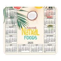 Hard Surface Calendar Mouse Pads with U-Shape Calendar