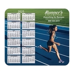 Hard Surface Calendar Mouse Pads with Vertical Left Calendar