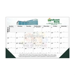 12 Month Full Color Desk Calendar - 17" x 11"