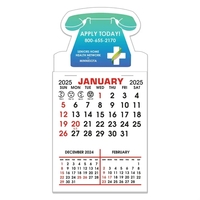 13-month calendar pads in full color that are stapled for extra... from ASI...