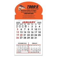 13-month calendar pads in full color that are stapled for extra... from ASI...