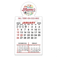 Stick It Decal Calendar Pads - Round w/ Bottom Strip