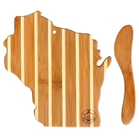 Wisconsin Charcuterie Board with Spreader Knife Gift Set... from ASI 91565...