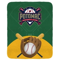 Baseball Velvety Recycled Plush Blanket... from ASI 30208 A P Specialties /...