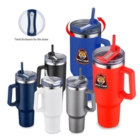 40 oz. PP Inner Double Wall Travel Handle Mug