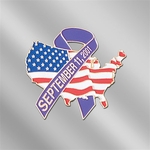 Die Struck September 11 Jewelry Pin