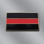 Black and Red Fallen Firefighter Lapel Pin
