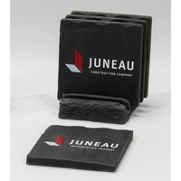 4-Pc Shale Square Coaster Set