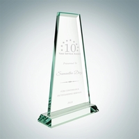 Tower award made of jade glass and available in three sizes... from ASI 47791...