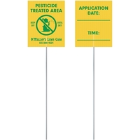 5" x 4" Corrugated Posting Sign with printing on front and... from ASI 80228...