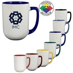 17oz Two-Tone Arlen Mug with Color Handle