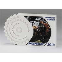 A dynamic mix of etching a UV print creates a bold... from ASI 89860...