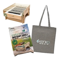 Raleigh CasusGrill™ Biodegradable BBQ Grill w/Recycled Co...... from ASI...