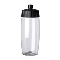 Push Spout Plastic Water Bottle, 19 oz.