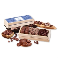 Wooden crate with a full color insert and toffee, turtles, and... from ASI...