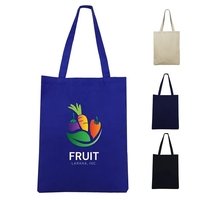 8 oz. cotton canvas open tote bag... from ASI 37980 Bagworld