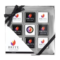 9-Piece Belgian Bliss Translucent Chocolate Box