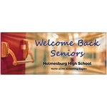 4' x 10' Custom Knitted Polyester Banner