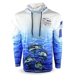 Performance Hooded Shirt Sublimated Fishing Hoodie UPF 50+