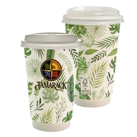 16 oz. Full Color Earth Paper Cup With Lid... from ASI 30208 A P Specialties...