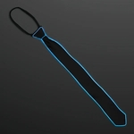 Ambient Glow Blue EL Wire Necktie
