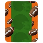 Football Velvety Recycled Plush Blanket