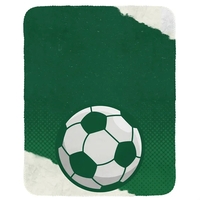 Soccer Velvety Recycled Plush Blanket... from ASI 30208 A P Specialties / AP...