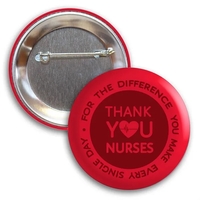 2-3/16 Diam Round Button w/ Pin