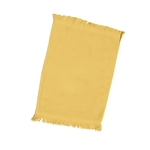 Fingertip Fringed 100% cotton 11"x18" Velour side and a Terr