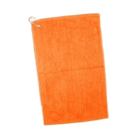 Deluxe golf towel with elegant border hem.... from ASI 57713 Glow Promotions