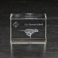 1.5" x 2.25" x 1.5" small block 3D crystal award.... from ASI 68507 The...