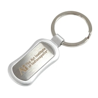 1.38" x 3.38" x 0.25" metal key tag with an oval... from ASI 68507 The Magnet...