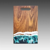 Wave Series Acacia Wood Rectangular Cutting Board... from ASI 92531 Unique...