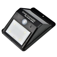 8 COB motion sensor light with solar rechargeable 3.7V ion battery.... from...