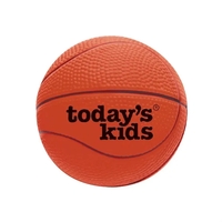 Basketball shaped stress reliever made of polyurethane foam.... from ASI...