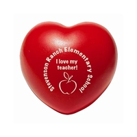 Red heart shaped stress reliever made of polyurethane foam.... from ASI 68507...