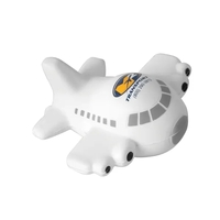 Airplane shaped stress reliever made of polyurethane foam.... from ASI 68507...