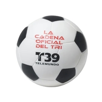 Soccer ball shaped stress reliever made of polyurethane foam.... from ASI...