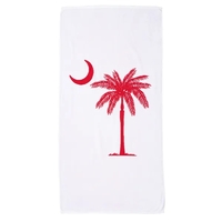 30" x 60" custom jacquard woven velour beach towel made of... from ASI 68507...