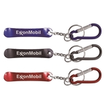 Skateboard Shape Bottle Opener w/ Key Chain & Carabiner